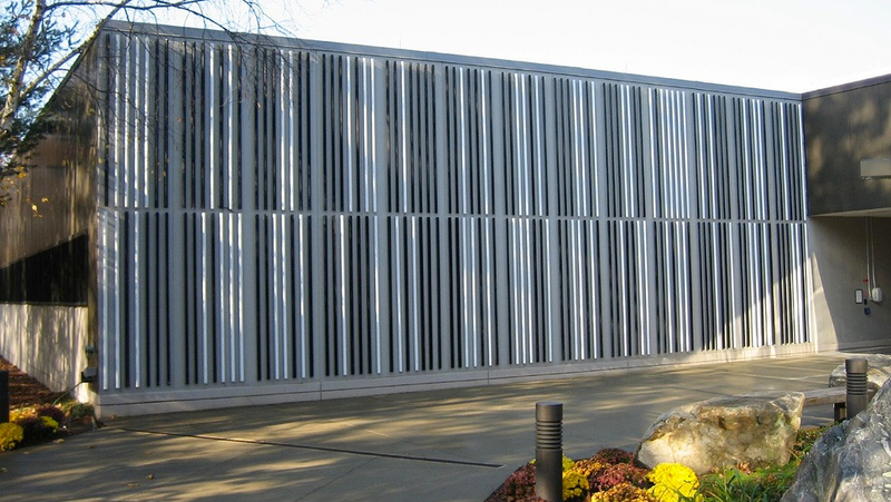 Illustration for article titled Buildings Designed to Look Like Barcodes